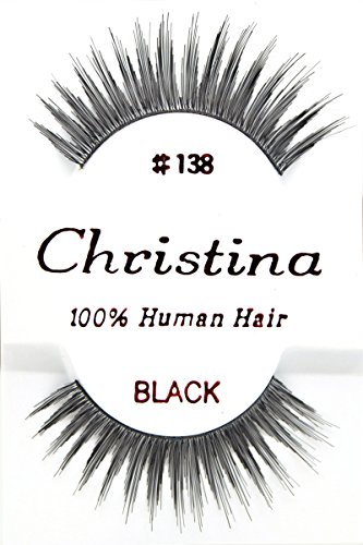 12x 138 Christina ljudska kosa lažne trepavice