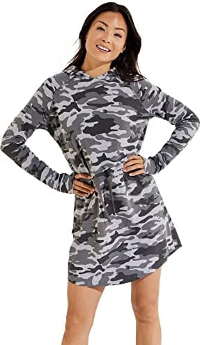 Coolibar UPF 50+ ženskog lumaleo haljina od kapuljača - zaštitno od sunca