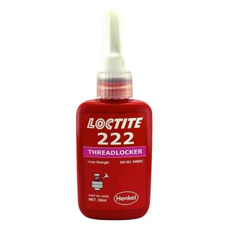 Pravi Henkel Loctiti 222 Adheziva za blokiranje navoja - niska čvrstoća - Jednostavno rastavljanje - pogodno za sve sklopove
