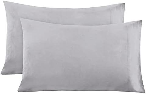 PHF Silky mekani jastuci za mikrovlake Kinga, 2 pakiranja glatka prozračna ugodna jastuka za posteljinu, Luksuzni hotelski
