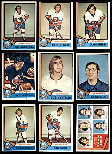1974-75 Topps New York Islanders u blizini Team Set New York Islanders GD+ Islanders