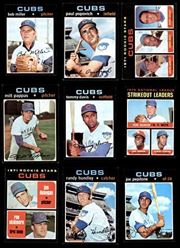1971. Topps Chicago Cubs Team Set Chicago Cubs NM Cubs