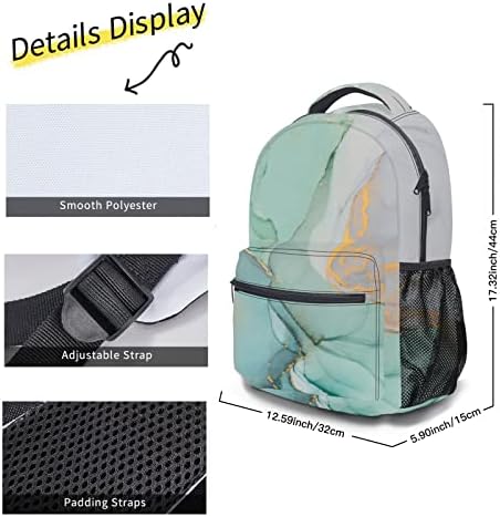 Mramorna školska računalna ruksaka torba za knjige za dječake djevojčice putovanja planinarenje kampiranje dnevno pack