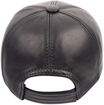 Zessano originalna koža unisex bejzbol kapka crna, crna