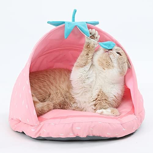 Mačji kreveti s lopaticama za unutarnje mačje gnijezdo šator s poklopcem špiljski kreveti za mačiće Koliba sklopivi namještaj
