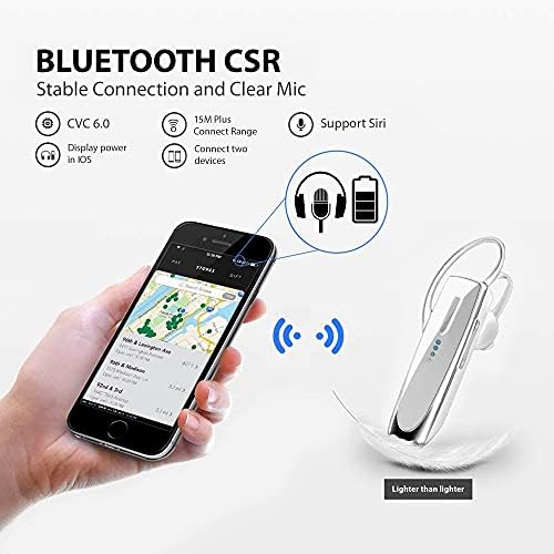 Tek Styz slušalice kompatibilne s Motorola Edge 30 Fusion u uhu Bluetooth 5.0 Bežična slušalica, IPX3 vodootporni, dvostruki