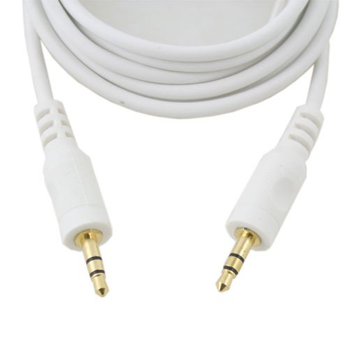 Wideskall® od 20 stopa 3,5 mm zlatne zlatne boje mužjaka na muški aux stereo audio kabel