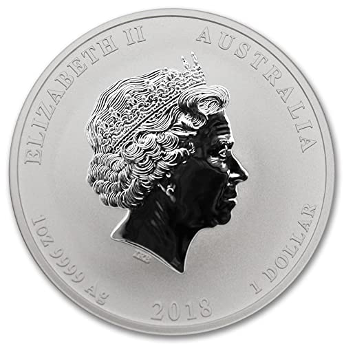 2018. p 1 oz Australian Silver Dragon i Tiger Coin Brilliant necirkuliran s potvrdom o autentičnosti 1 € Prodavač Bu