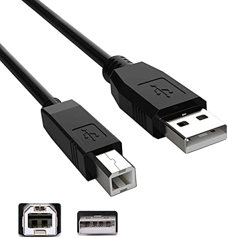 INOVAT Zamjena 10ft USB 2.0 MUŠKARCA B muški kabel kabel za prijenos kabelskog kabela za host za Yamaha DGX-230 76-KEY Digital