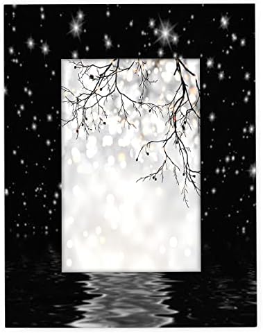 CFPOLAR Mjesec Glitter Star 4x6 Zaslon za prikaz FOTO SPOTURA bez mat okvira za fotografije za stol za gornji ili zidni dekor