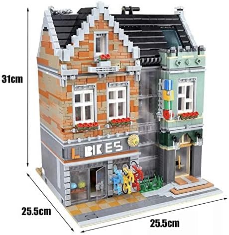 Trgovina građevinskim blokovima od 3668 komada, arhitektonski građevinski Set, modularni građevinski blok - igračke za tinejdžere