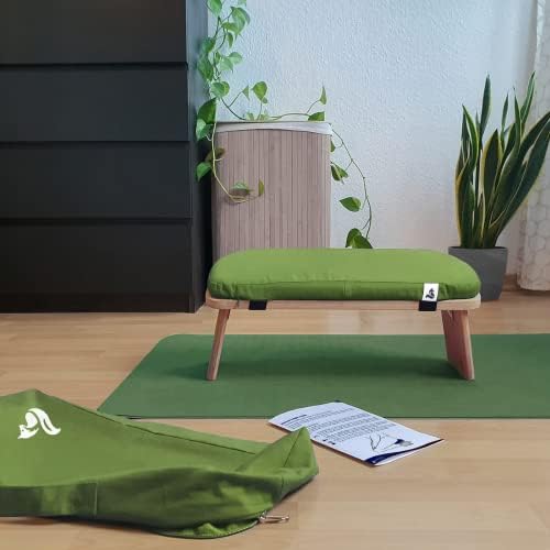 Metafox klupa za meditaciju | Sklopivi bambusov stolica s jastukom i nosačem Za vašu pažljivost i praksu meditacije | Alternativa