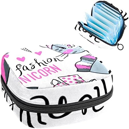 Menstrualna torba, vrećica za higijenske uloške, vrećica za tampon s patentnim zatvaračem za žene, djevojke, ženska menstrualna