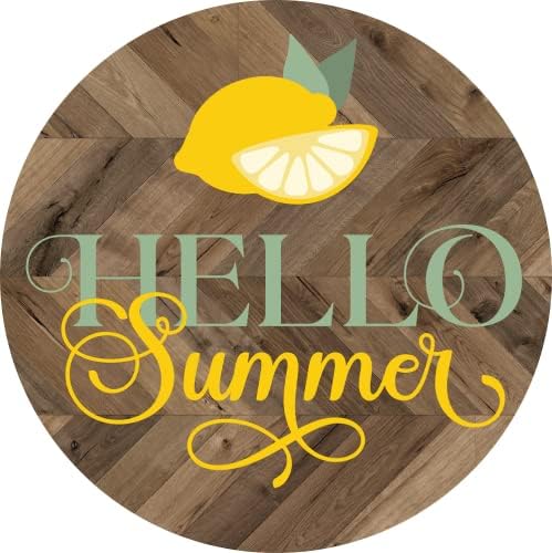 Pozdrav ljeto, MDF Print limunski stil svakodnevnog uređenja doma 1 Umjetnost 1