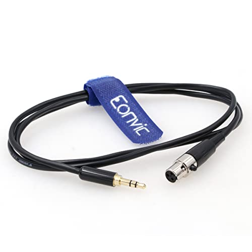 EONVIC 3,5 mm 1/8 TRS muški utikač na 3 pin mini-xlr ženski audio kabel za AKG slušalice/zum F8