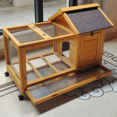 Vila za mačke kućni super prostor s ladicom kavez za zečeve gnijezdo za zečeve kavez za uzgoj pilića vila za zečeve kavez
