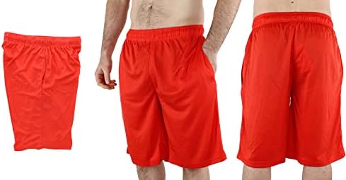 Udobno životni stil muške teretane aktivne kratke hlače, kratka mreža za atletsku vježbu, crtanje, 2 džepa