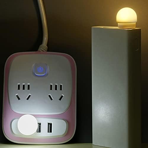 Shyuxly Mini USB Night Light prijenosna zaštita očiju LED Atmosfera Light Light Light Mobile Power Light USB svjetlo, kompatibilno