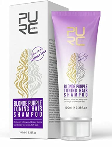 Maani Purc Purple Hair Shampoo za plavušnu kosu plavuša toner neutralizira mesingane i neželjene žute tonove sulfat bez sulfata