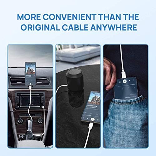 USB C do 3,5 mm AUX kabel, 3,3ft USB tipa C do 3,5 mm muškog do muškog 3 Pola stereo audio kabela Aux Cables Adapter za slušalice