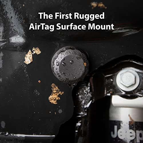 Paket kućišta Airtag - Tagvault Surface Mount + futrola za privjesak za ključeve