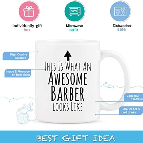 Personalizirani brijačni poklon, brijačska šalica, fantastični brijač, najbolji brijač ikad, poklon za brijačnicu, poklon