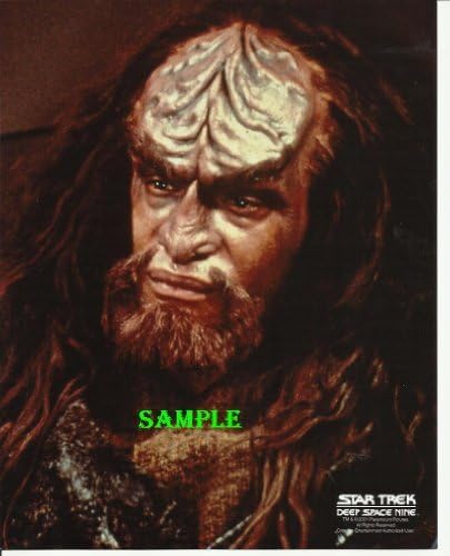 Star Trek DS9 Deep Space Tony Todd kao Worfov brat Kurn s logotipom 8x10 Photo DS97775A