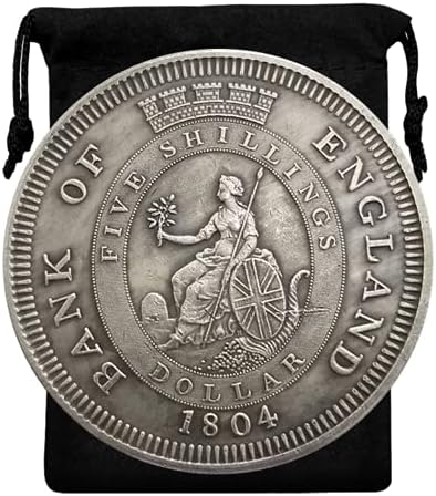 Kocreat Kopija 1804 UK Bank Dollar UK COIN-REPLICA Velika Britanija Silver Dollar Pence Zlatni novčić Royal Souvenir Coin