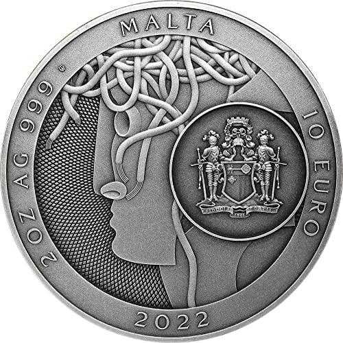 2022. de Stanislaw Lem Master of Science Fiction Powercoin Solaris 2 oz Silver Coin 10 € Euro Malta 2022 Antique Finish