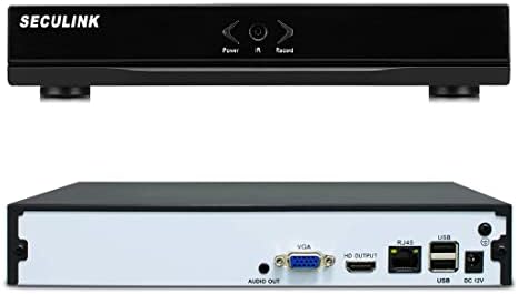Seculink 32CH 4K-N NVR Super HD Network Video Schooder 2x HDD Cloud P2P Upozorenje o pokretu daljinskog pristupa