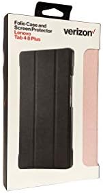 Slučaj Verizon Folio za Lenovo Tab 4 Plus i Zaštitnik zaslona od kaljenog stakla - ružičasta