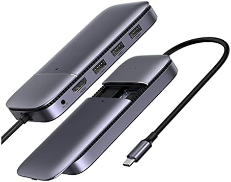 KXDFDC USB C HUB USB Type C 3.1 na M. 2 B-Key 4K 60 Hz USB 3.1 10 Gbit/s i USB C hub-razdjelnik