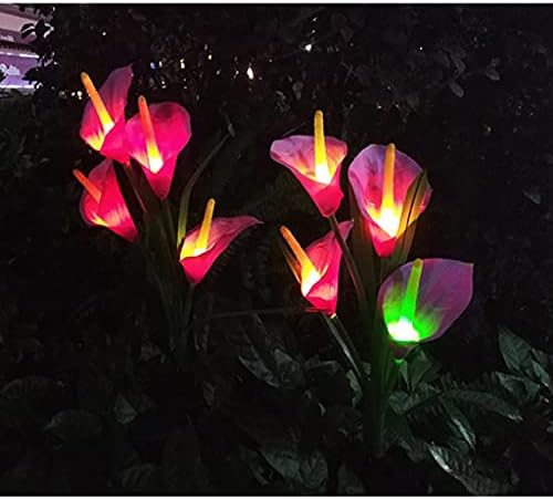 Douba 3 PCS višenamjenska vodootporna svjetla solarnog cvijeća Prekrasna lagana dekor vrtno dvorište vanjsko svjetlo Umjetna