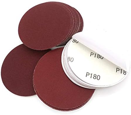 Drvo metalno poliranje brusnog papira 20pcs crveni PSA brusni papir 5 inča 125 mm suhi brusni papir 60 do 1200 brusnog papira,
