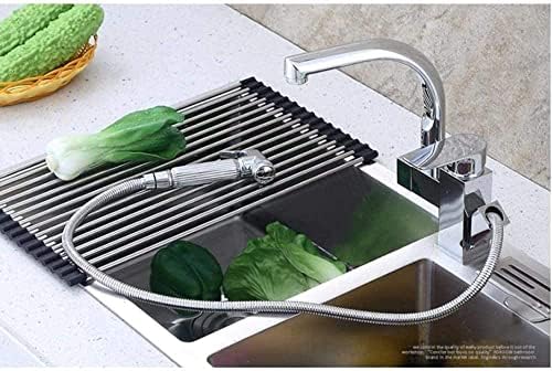 Slavine slavine s raspršivačem uvlačiva slavina za sudoper s jednom rupom rotirajuća slavina za toplu i hladnu vodu kuhinjske