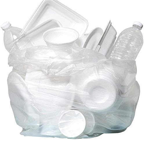 Prozirne Vreće za smeće od 45 galona od 12 mikrona-39 26 - pakiranje od 250-za dom, ured, kupaonicu i poslovne aktivnosti