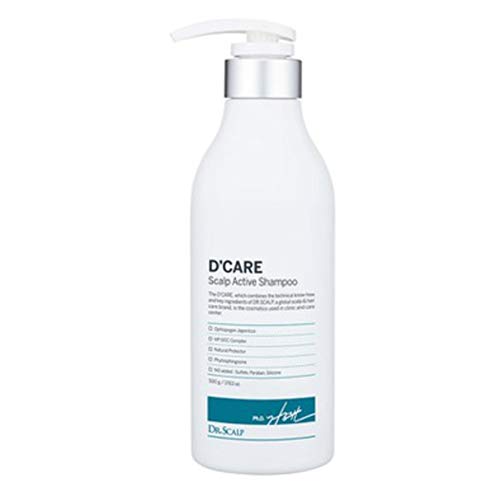 Aktivni šampon skalp 500 g anti-kosa gubitak protuupalnog učinka Prirodni sastojci