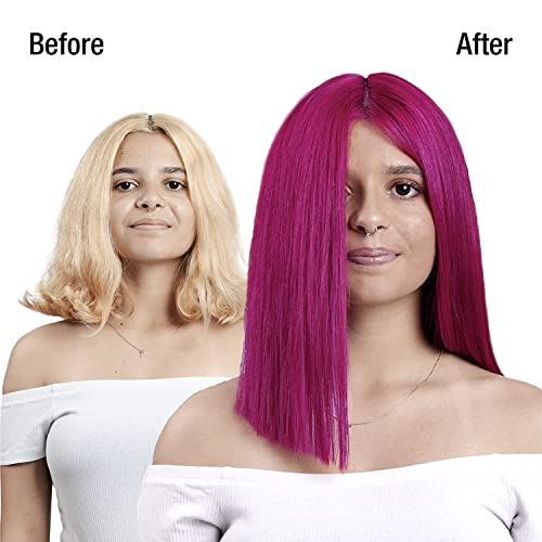 Šampon za bojanje kose bez blijeđenja s restorativnim tretmanom kose-podržava i osvježava ljubičasto-ružičastu boju, privremenu