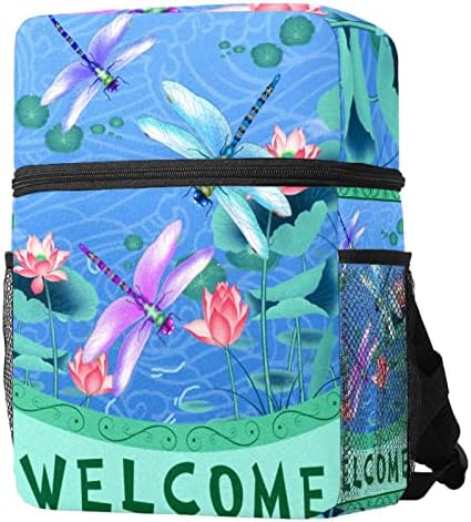 VBFOFBV LAPTOP Ruksak, elegantni putujući ruksak povremeni daypacks torba za rame za muškarce žene, dobrodošlice slikanje