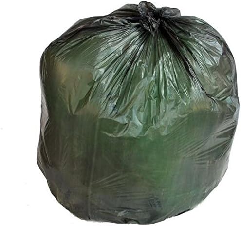 Plastične vreće za smeće od 12-16 galona, velike gustoće: Crna, 8 mikrona, 24.33, 1.000 vreća.