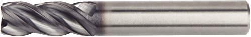 Krajnji glodalica od 477712025 mm od 4777 ks, radijus 0,3 mm, promjer rezanja 12 mm, karbid, premaz od 4, 4 utora