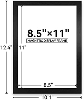 Realway 8.5 x11 samoljepljivi okvir magnetskog zaslona, ​​magnetski dvostrani držač prozora za ured/vrata/staklo/raspored/okvir