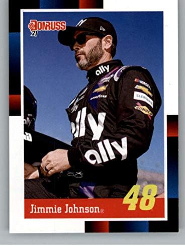 2021. Donruss Racing Retro 1988138 Jimmie Johnson Ally Financial/Hendrick Motorsports/Chevrolet Službeno licencirana NASCAR