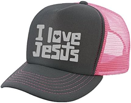 Ženski muški unisex kamiondžijski šešir - volim Isus - cool stilski pribor za odjeću