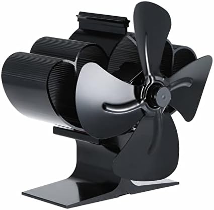 Grijač ventilatora za štednjak s 4 lopatice male veličine na drva tihi kućni kamin ventilator za distribuciju topline