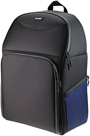 Navitech prijenosni robusni crni i plavi ruksak/ruksak kućište kompatibilan s Fujitsu esprimo D556 stolnim računalom