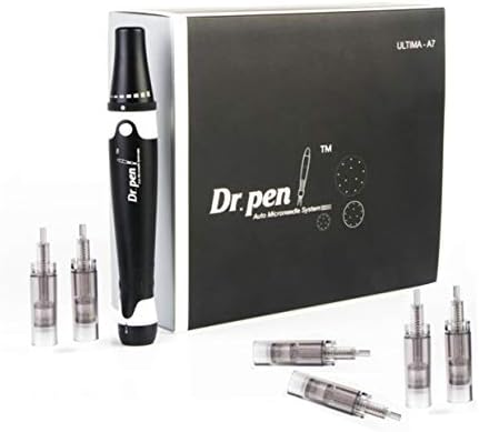 Dr. Pen Ultima A7 Profesionalni alat za njegu kože s 6pcs patronima - 12 pinova x3 + 36 pinova x3