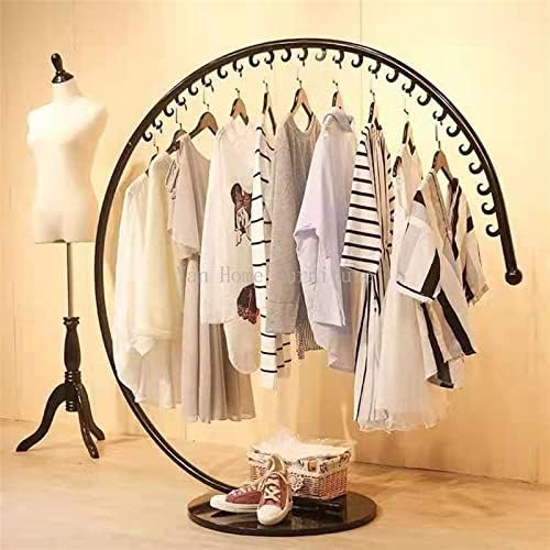 ENDAN METALNE Kuke za viseći podni podni stalak za odjeću Trgovina kreativni zlatni stalak za odjeću za odjeću vješalica