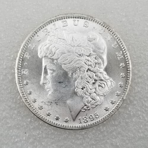 KOCREAT 1895-S-kopija Morgan Dollar-Copper Plating Silver Coin-Replica U.S Old Original pre Morgan suvenir koin koin kolekcija