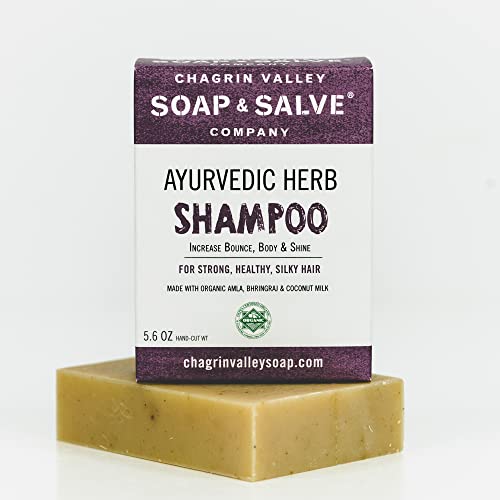 Organska prirodna šamponska pločica od B & B-Ajurvedsko bilje pomaže protiv stanjivanja, tuposti, Mlitavosti kose i peruti-ekološki